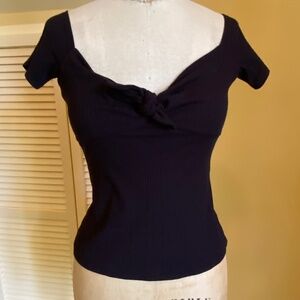 Sezane black top sz Small S